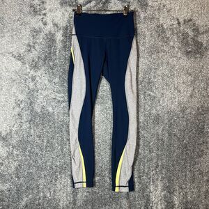 Lululemon Kick Serve Sweat Tight 24" True Navy Heathered Slate Size 4 Yoga Gym